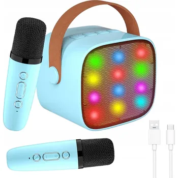 Mikrofon BEZDRÁTOVÝ MIKROFON REPRODUKTOR KARAOKE SADA BLUETOOTH