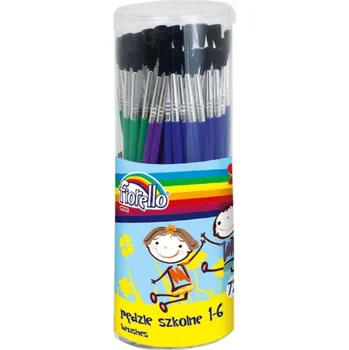 Umělecký štětec Štětce smíšené, školní štětec kulatý štětec na malování písmen Fiorello