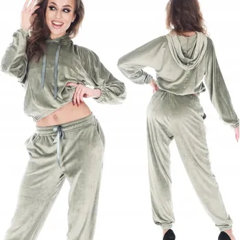 Orirose dámské soupravy přes hlavu, s kapucí zelená, velikost S