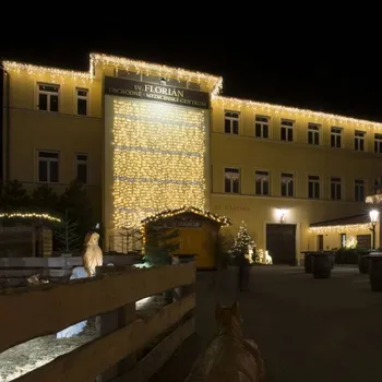 LED páska DECOLED LED světelná záclona, 1x7 m, teple bílá, 600 diod, IP67