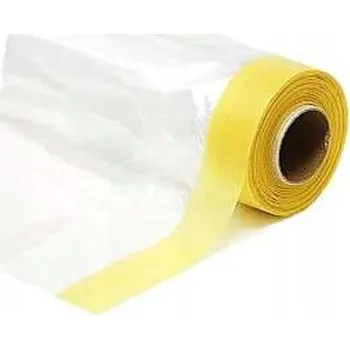 Zakrývací fólie na malování Fólie malířská s páskou 180 cm x 20 m ANTYCHLAP