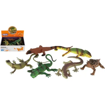 Teddies Zvířátka plazi a ještěři plast 12-21cm mix druhů (1 ks)