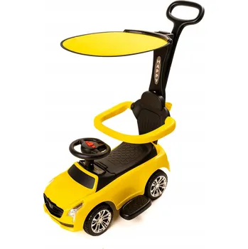 Odrážedlo Odrážedlo Žlutý se stříškou a rukojetí Zvukové efekty Světelné podnožky