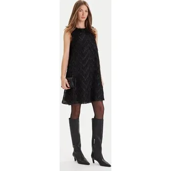 Dámské šaty ONLY Koktejlové šaty Faye 15358411 Černá Loose Fit S
