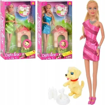 Panenka Y101382 Defa Lucy panenka s pejskem a příslušenstvím