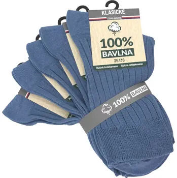 Pánské ponožky Dospělé zdravotní ponožky 91005 - 43-46 / černá