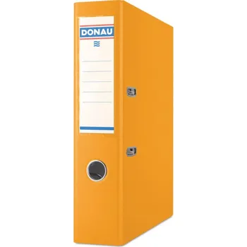 Kancelářský Šanon na Dokumenty a Spisy ORGANIZÉR A4/75mm Oranžový Donau
