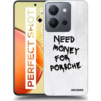 Pouzdro na mobilní telefon Picasee silikonový průhledný obal pro Vivo Y36 4G - White Dollar