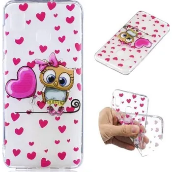Pouzdro na mobilní telefon Pattern gelový obal na mobil Samsung Galaxy A30 / A20 - roztomilá sova