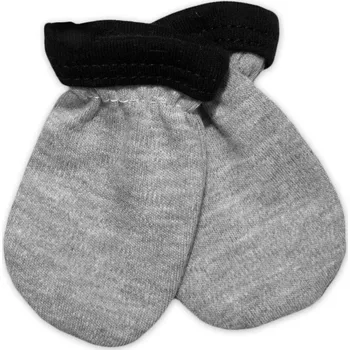 Baby Nellys Kojenecké rukavičky Little prince/princess - šedé, vel. 56/62 Velikost koj. oblečení: 56/62 (0-3m)