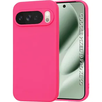 Pouzdro na mobilní telefon Kryt Google Pixel 10 Pro XL, Techsuit SoftFlex - hot pink