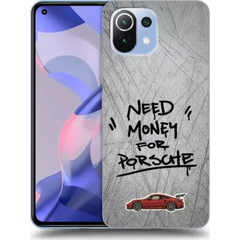 Pouzdro na mobilní telefon Picasee silikonový průhledný obal pro Xiaomi 11 Lite 5G NE - Grey Drift