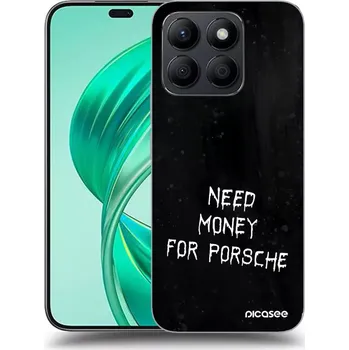 Pouzdro na mobilní telefon Picasee silikonový průhledný obal pro Honor X8b - Black Fuel