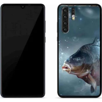 Pouzdro na mobilní telefon Gelový kryt mmCase na mobil Huawei P30 Pro - kapr a bublinky