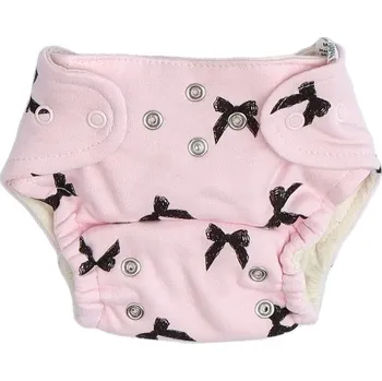 Přebalování Mamatti Látková plenka EKO sada - kalhotky + 2 x plenka, vel. 3 - 8 kg, Bow Velikost: 5 - 14 kg