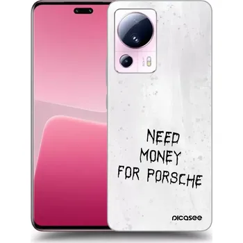 Pouzdro na mobilní telefon Picasee silikonový černý obal pro Xiaomi 13 Lite - White Fuel