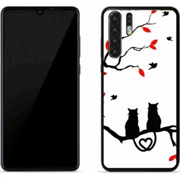 Pouzdro na mobilní telefon Gelový kryt mmCase na mobil Huawei P30 Pro - kočičí láska