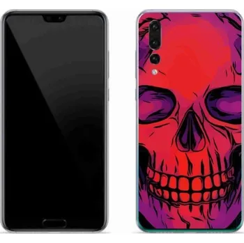Pouzdro na mobilní telefon Gelový obal mmCase na mobil Huawei P20 Pro - lebka