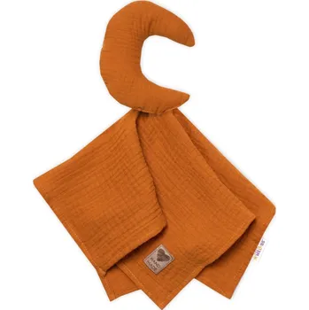 Dětský pokoj Baby Nellys Mušelínový mazlíček, přítulníček Měsíček, cihlový