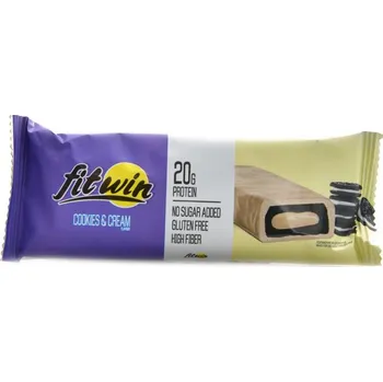 FitWin Proteinová tyčinka s náplní 60 g 33% bílkovin - cookies cream