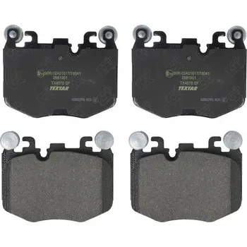 Brzdová destička Textar 2681901 Sada brzdových destiček, kotoučové brzdy