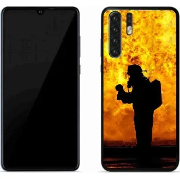 Pouzdro na mobilní telefon Gelový kryt mmCase na mobil Huawei P30 Pro - hasič