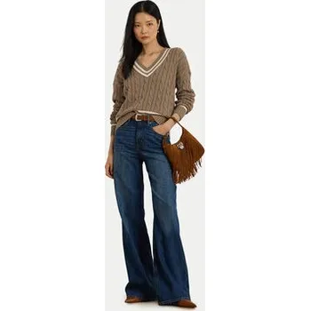 Dámský svetr LAUREN RALPH LAUREN Svetr 200979662002 Hnědá Relaxed Fit L