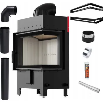 Krbová vložka KRBOVÁ VLOŽKA LUCY 12 kW PRAVÁ OCELOVÁ TEPLOVZDUŠNÁ EKODESIGN