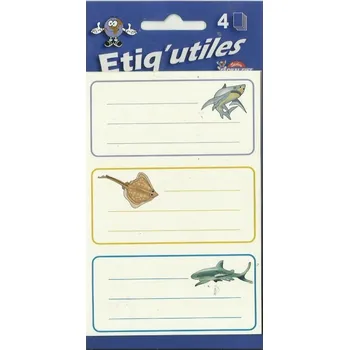 samolepka Samolepky tematické samolepky na sešity, dekorativní samolepka 3Z 1 ks