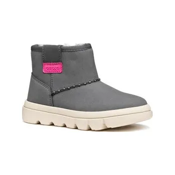 Dívčí sněhule Sněhule Geox J Willaboom J56NCA 000AU C9002 D Šedá 36