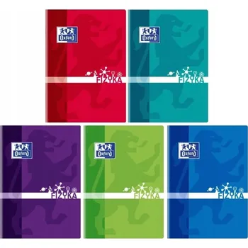 Sešit Sešit A5 s mřížkou Sada školních sešitů S PODPISEM - Fyzika Oxford 60 listů