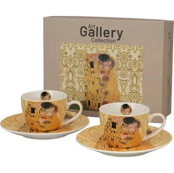 Polibek Ecru – sada 2 šálků na espresso