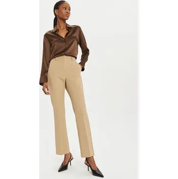 Pánské oblečení Weekend Max Mara Kalhoty z materiálu Estasi 2425136032 Béžová Straight Fit 36