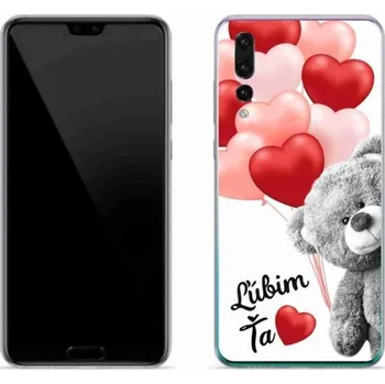 Pouzdro na mobilní telefon Gelový obal mmCase na mobil Huawei P20 Pro - ľúbim ťa sk