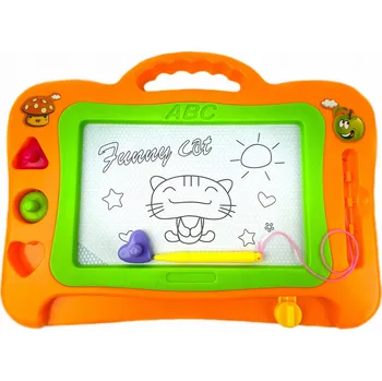 Magnetická kreslící tabulka LT238 MAGNETICKÁ TABULE ZMIZÍK S RAZÍTKY