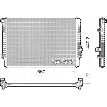 Chladič motoru Denso DRM32049 Chladič, chlazení motoru