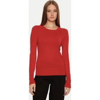 Dámský svetr Brave Soul dámský svetr červený klasický do pasu velikost S
