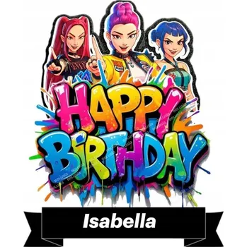 Obraz ZÁPICH DO DORTU HUNTRIX KPOP DEMON HUNTERS SADA POSTAVIČEK TOPPERY 1 Ks #21