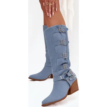 Dámské kozačky Kozačky na podpatku model 217817 Step in style 39