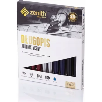 Propiska automatická modrá Zenith