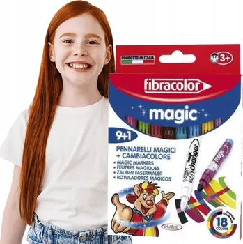 Popisovače barevné popisovače pro děti fixy k vybarvování Fibracolor 10 ks