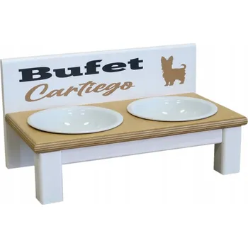 Miska pro psa Sada dvou misek na krmení Stylowe Graty, keramika, 340 ml