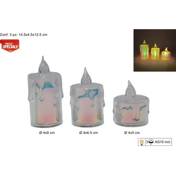 Svíčka PROHOME - Svíčka LED 3ks