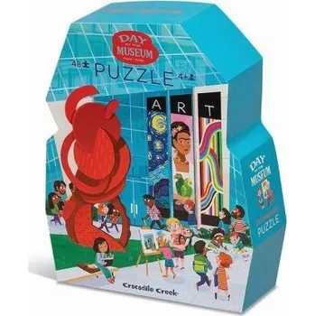 Puzzle Puzzle Crocodile Creek 48 dílků Puzzle 48 Den v muzeu Umění