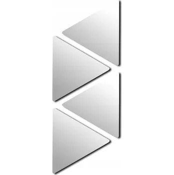 Obraz Samolepicí zrcadla Triangle, 4 kusy – moderní dekorace
