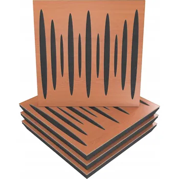 Panel UA acoustics 4x AKUSTICKÉ PANELY PULSAR Wood MDF: Višeň (5cm)