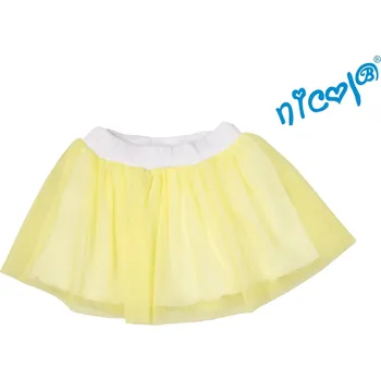 Dívčí oblečení Dětská sukně Nicol, Mořská víla - žlutá Velikost: 122 (6-7r)