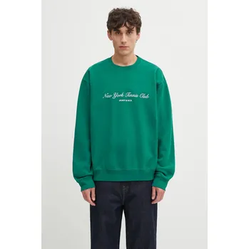 Dámská mikina Bavlněná mikina Sporty & Rich Ny Tennis Club, L, zelená, 77X