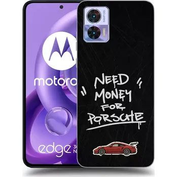 Pouzdro na mobilní telefon Picasee silikonový průhledný obal pro Motorola Edge 30 Neo - Dark Racer