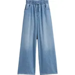 Dívčí džíny GAP V-BAGGY FEATHERWEIGHT MED XS Modrá